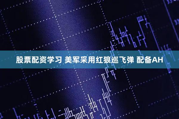 股票配资学习 美军采用红狼巡飞弹 配备AH